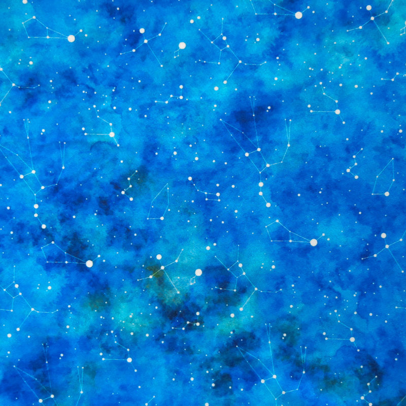 Swim Knit Nylon Spandex Celestial Print