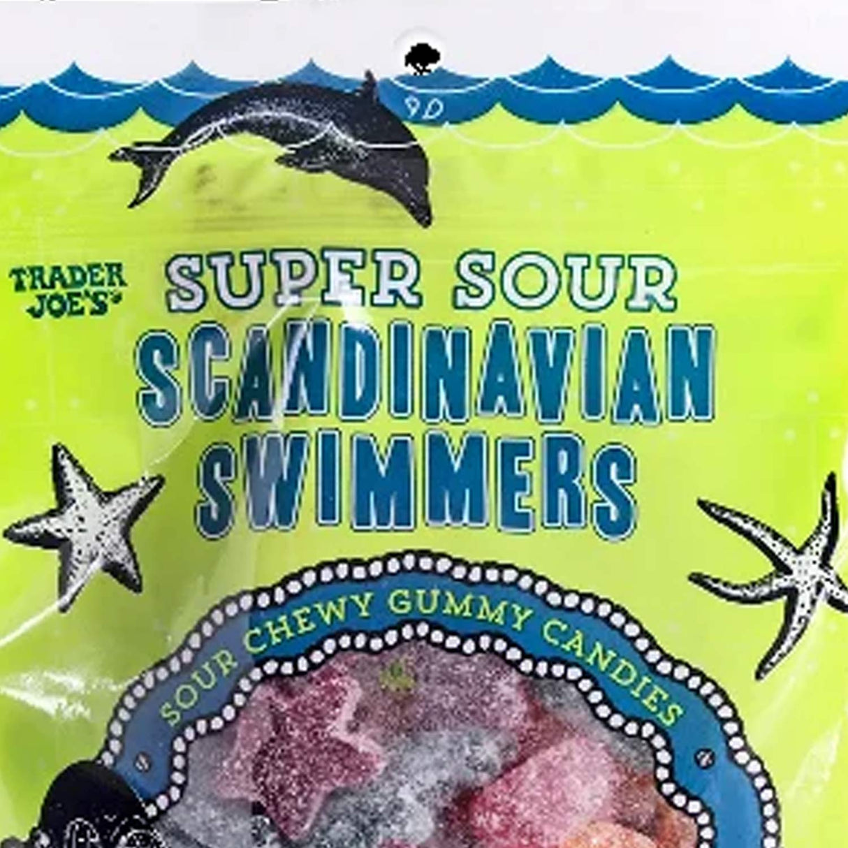 Trader Joe's Super Sour Scandinavian Swimmers 14 oz