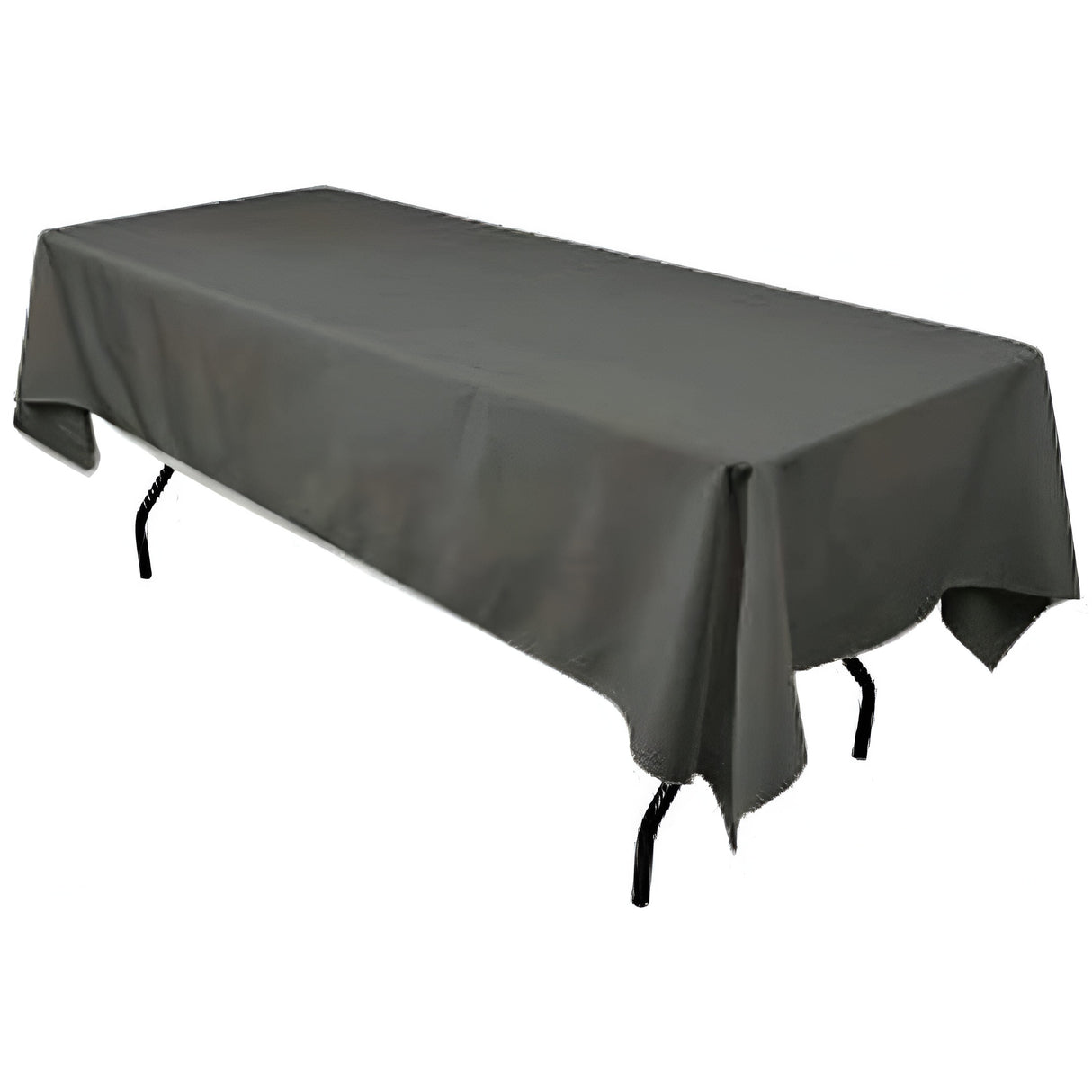 Polyester Rectangular Tablecloth Polyester Fabric - Wrinkle-Resistant, Stain-Proof, Washable, 60" X 144"