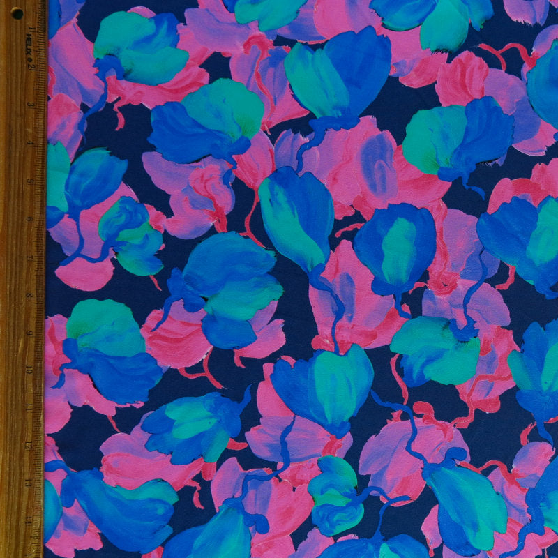Swim Knit Nylon Spandex Charming Print 4-Way Stretch