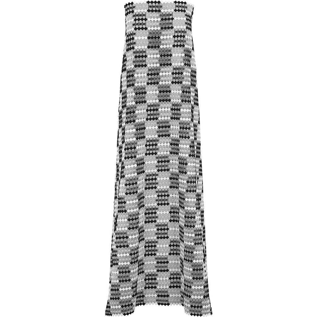 Checkmate Mechanical Lace Polyester Fabric - Blue, Lace, 52/54" Width (1 Yard)