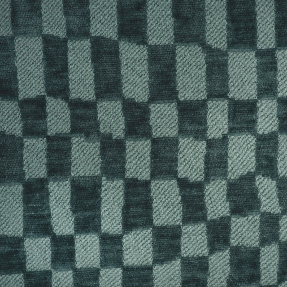Chenille Upholstery Fabric Checkmate Checkered Design