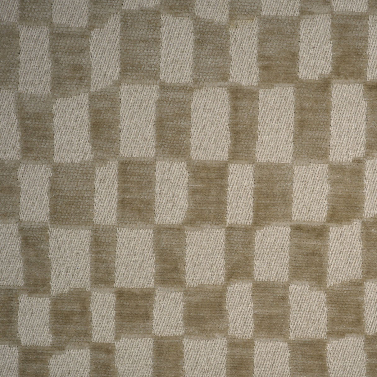 Chenille Upholstery Fabric Checkmate Checkered Design