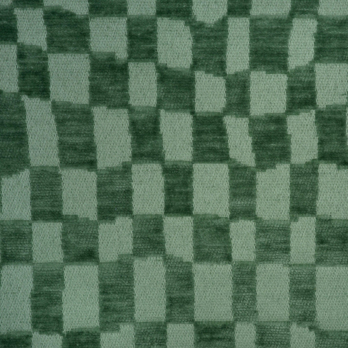 Chenille Upholstery Fabric Checkmate Checkered Design