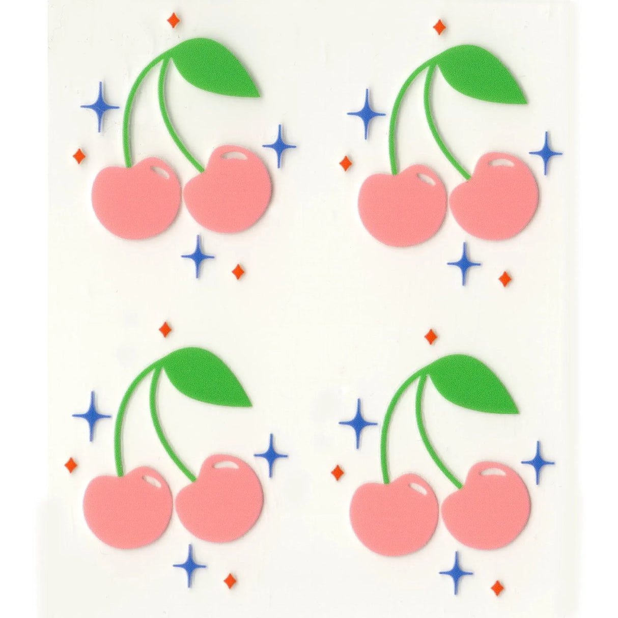 UV DTF Decal - Cherry Pink (4 Decals 2")