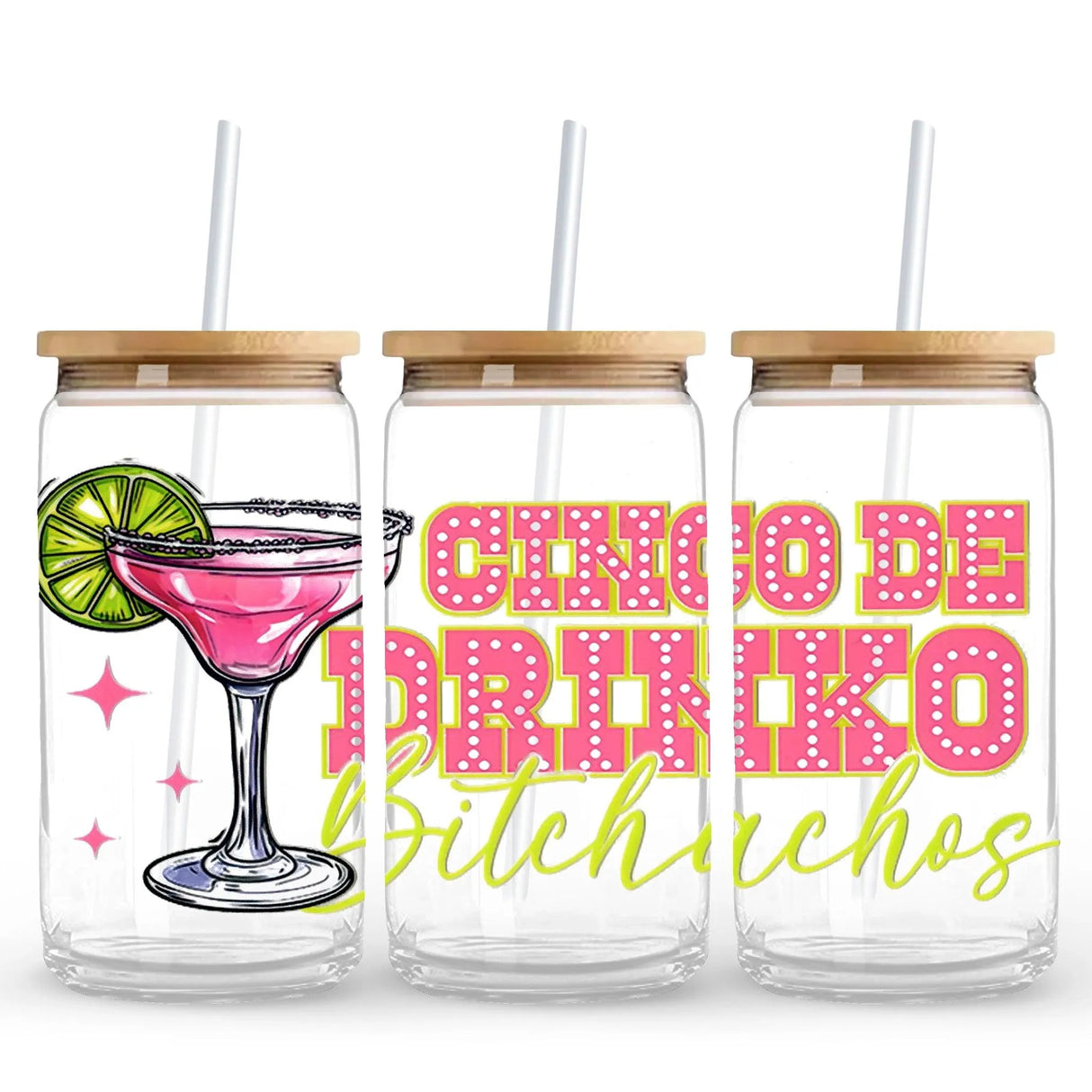 UV DTF Wrap - Cinco De Drinko (9.7" x4.3")