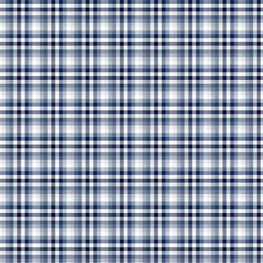 Cloud Cuddle Plaid Blue Fabric per Yard