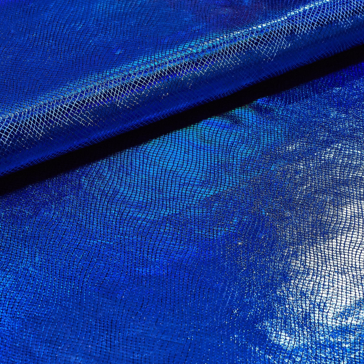 Cobra Foil Printed Stretch Velvet Fabric - Iridescent Foil Print, 58/60" Width (1 Yard)