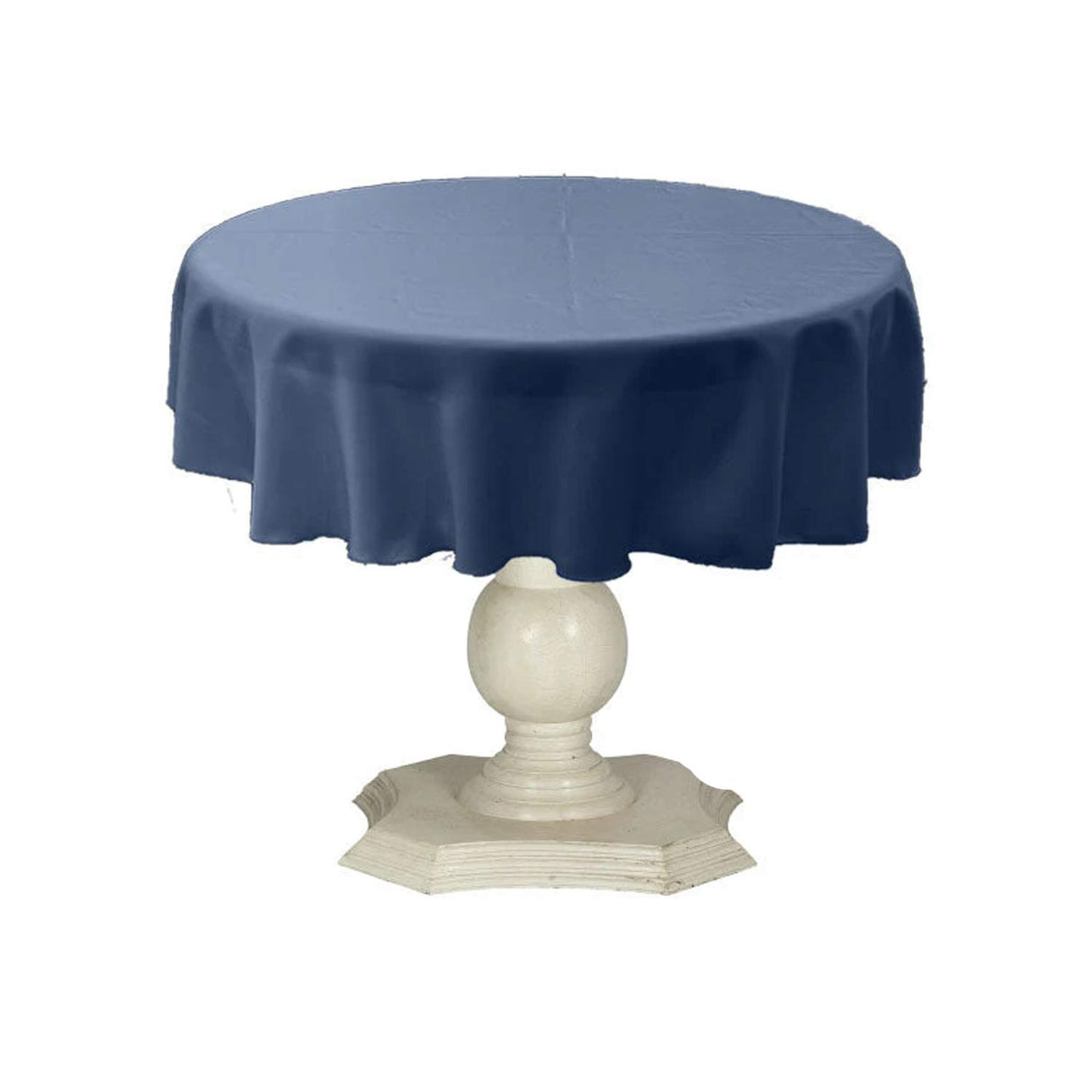 Dull Bridal Satin Fabric - Solid Color, 51" Round (1 Piece)