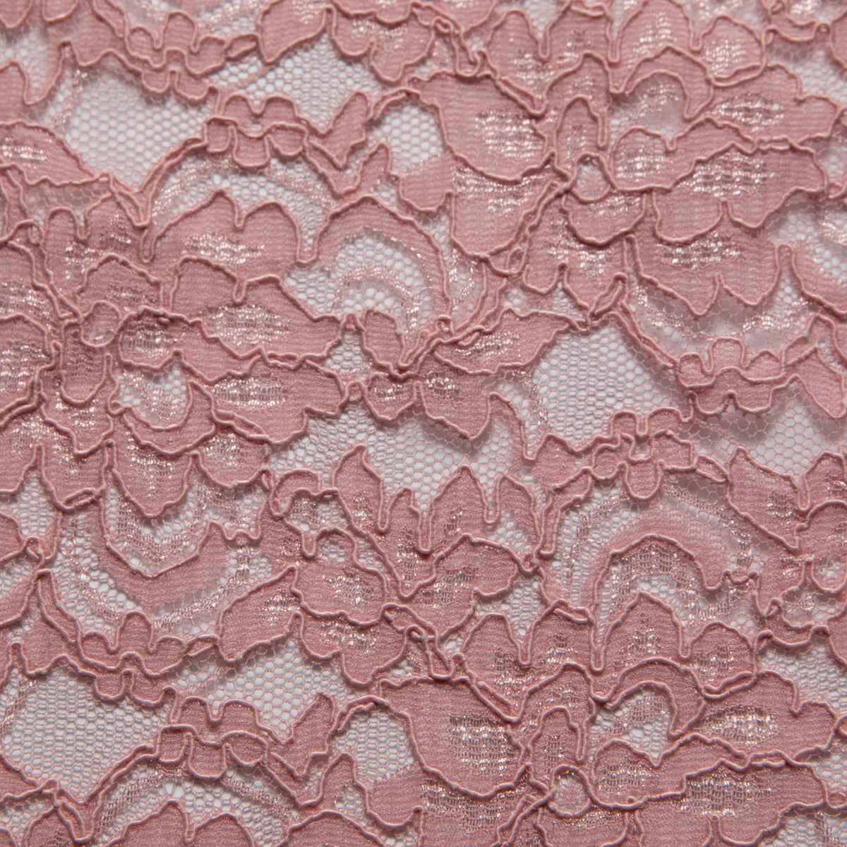 1 Yard Corded Raschel Lace Fabric with Elegant Floral Pattern, 52/54" Wide