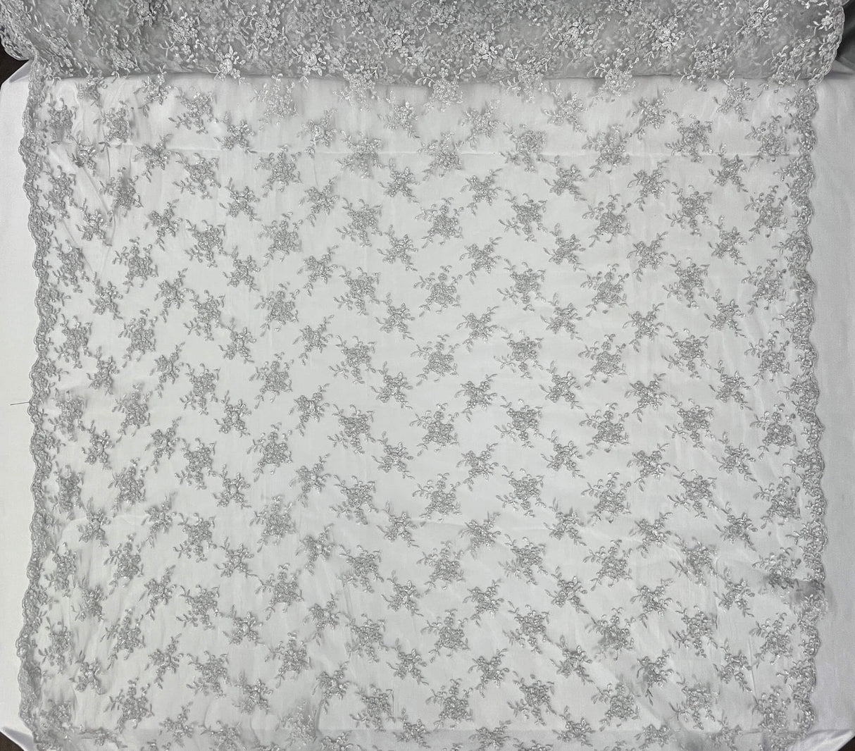 Corded Bridal Lace Fabric
