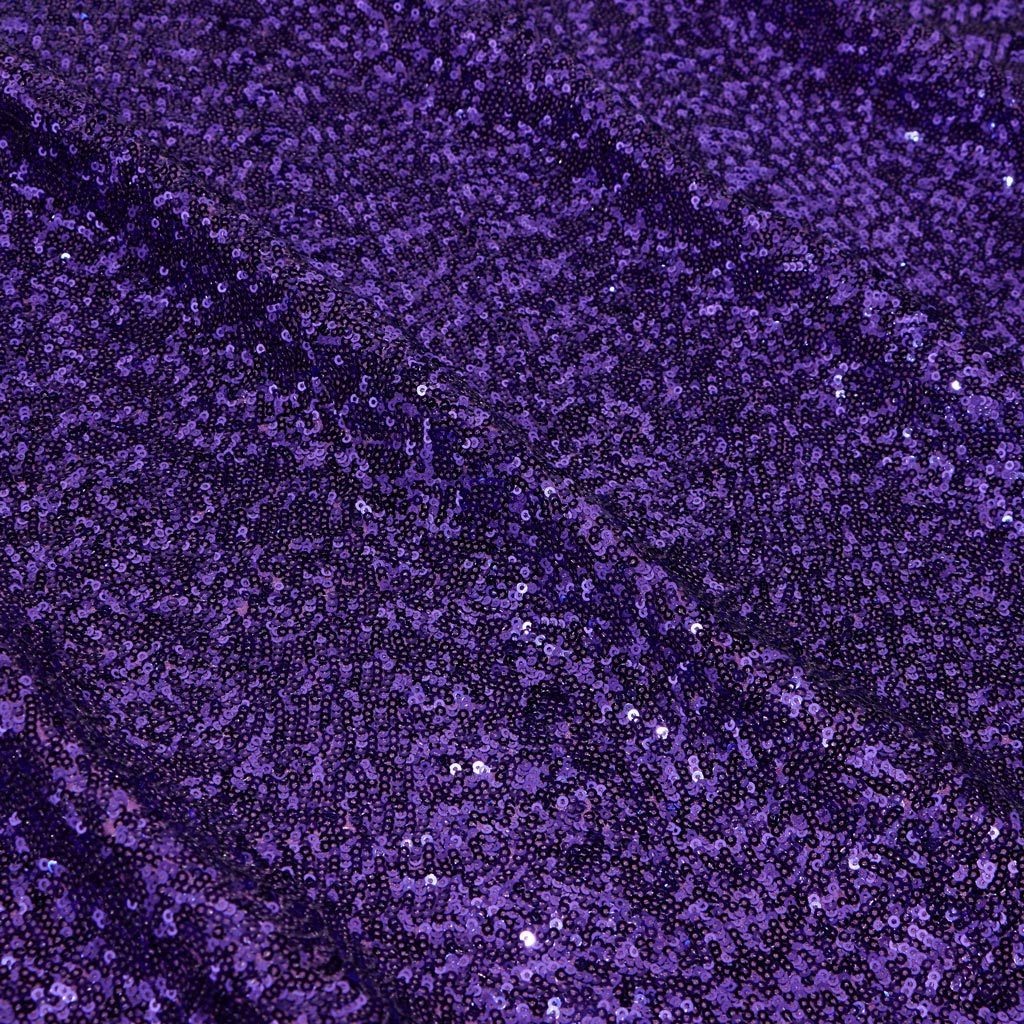 Cosmic Nylon Spandex Sequin Fabric - Embroidered Micro Sequins, 51/52" Width, 4-Way Stretch (1 Yard)