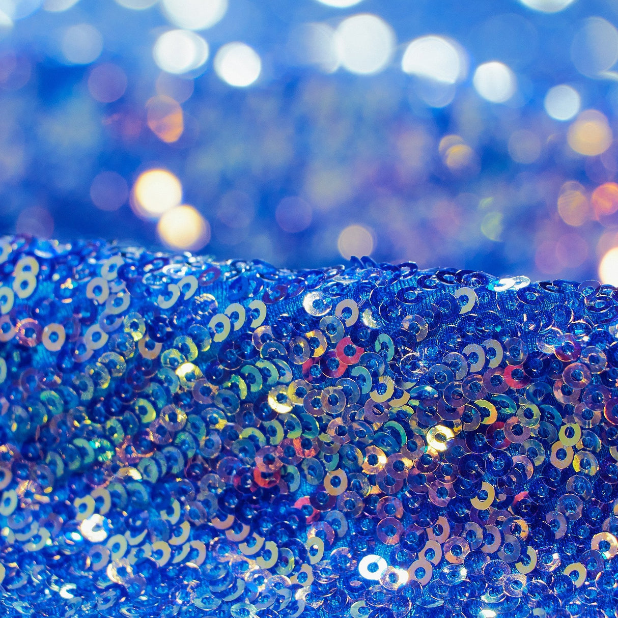 Cosmic X Nylon Spandex Sequin Fabric - Iridescent Micro Sequins, 51/52" Width (1 Yard)