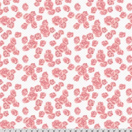 Quilting Cuddle Fabric Cottage Rose Lane Mayfair Seashell