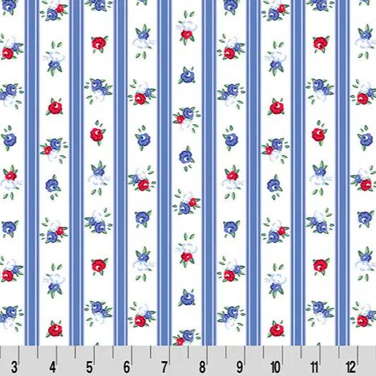 Quilting Cuddle Blue Bonnet Fabric