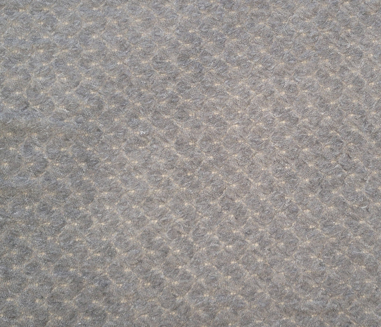 Crochet Lace Gray Cotton Knit