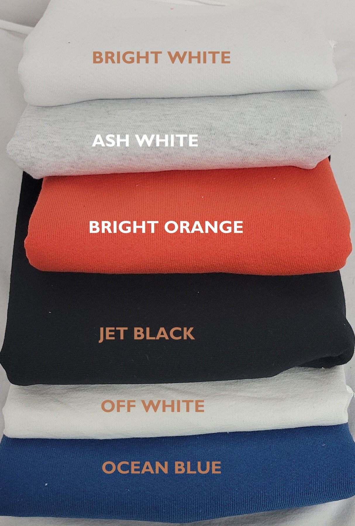 Cotton French Terry Knit Cool White
