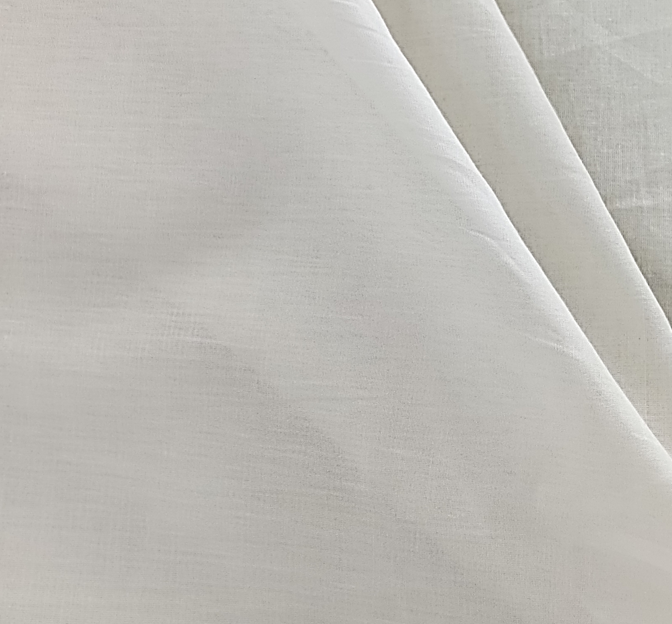 Cotton Lawn 100 Percent Cotton Fabric - Solid Ivory, 57/58" Width (1 Yard)
