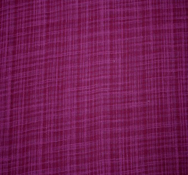 1 Yard Cotton Rayon Slub Fabric Purple Color Textured Weave 55/56" Width Apparel Fabric
