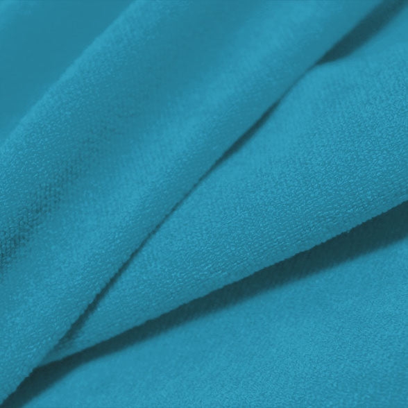 Cozy Polyester Spandex Terry Cloth Fabric - Solid Colors, 58" Width (1 Yard)