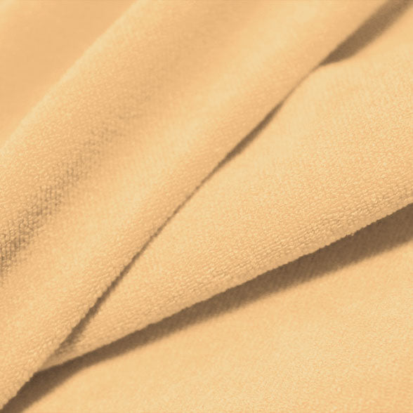 Cozy Polyester Spandex Terry Cloth Fabric - Solid Colors, 58" Width (1 Yard)