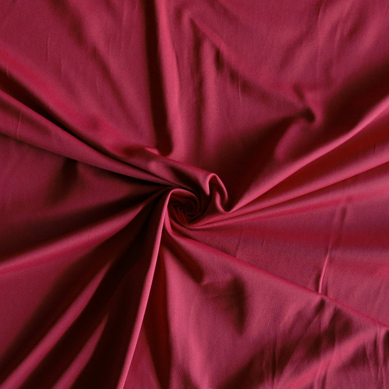 Swim Knit Nylon Spandex Cranberry Matte 4-Way Stretch