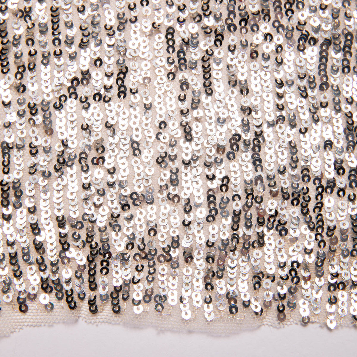 1 Yard Sparkling Embroidered Tulle Lace Fabric with Sequins 46/48" Wide