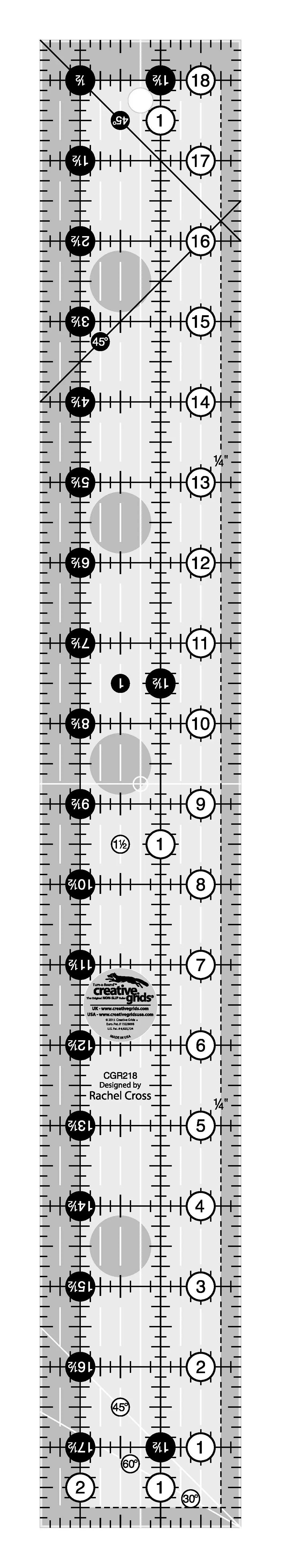 Quilt Ruler 2-1/2in x 18-1/2in Rectangle