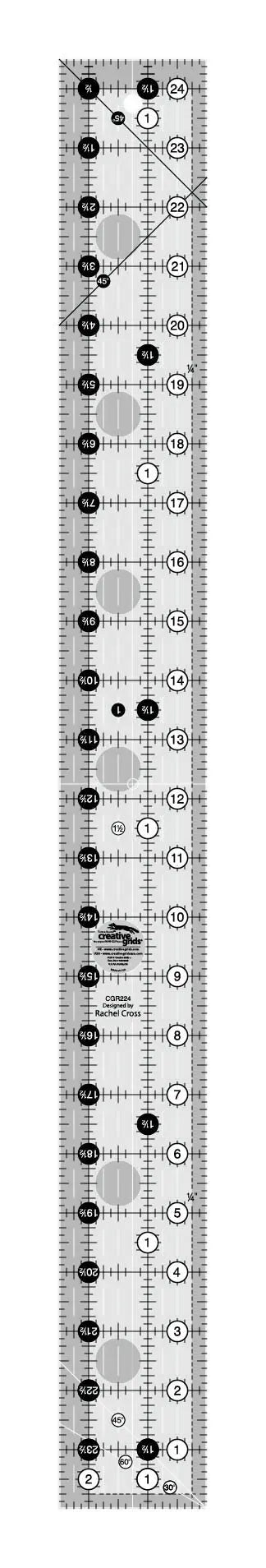 Quilt Ruler 2-1/2in x 24-1/2in