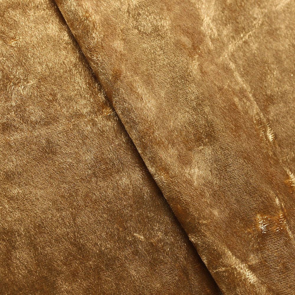 Crushed Velvet Polyester Spandex Fabric - Multiple Colors, Solid, 58/60" Width (1 Yard)