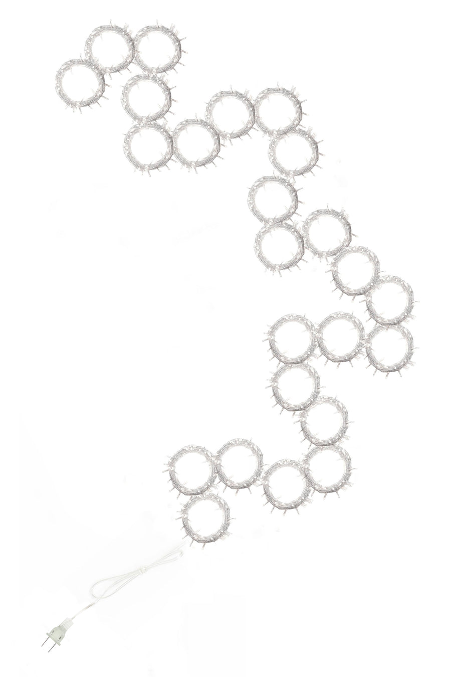 600 LED 24 Strand Twinkling Curtain Light Plug in