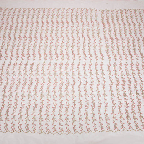 1 Yard Embroidery 3D Tulle Lace Fabric Wide 52/54? Embroidered Appliqué