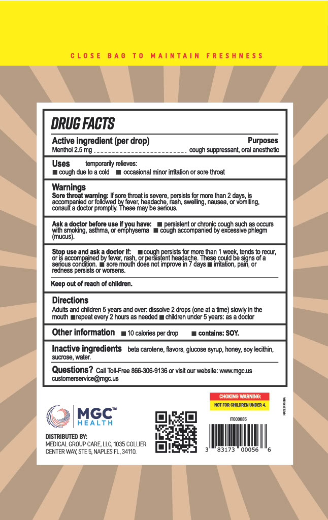 কাশি ড্রপস ৩০সিটি ভ্যানিলা মধু এমজিসি স্বাস্থ্য