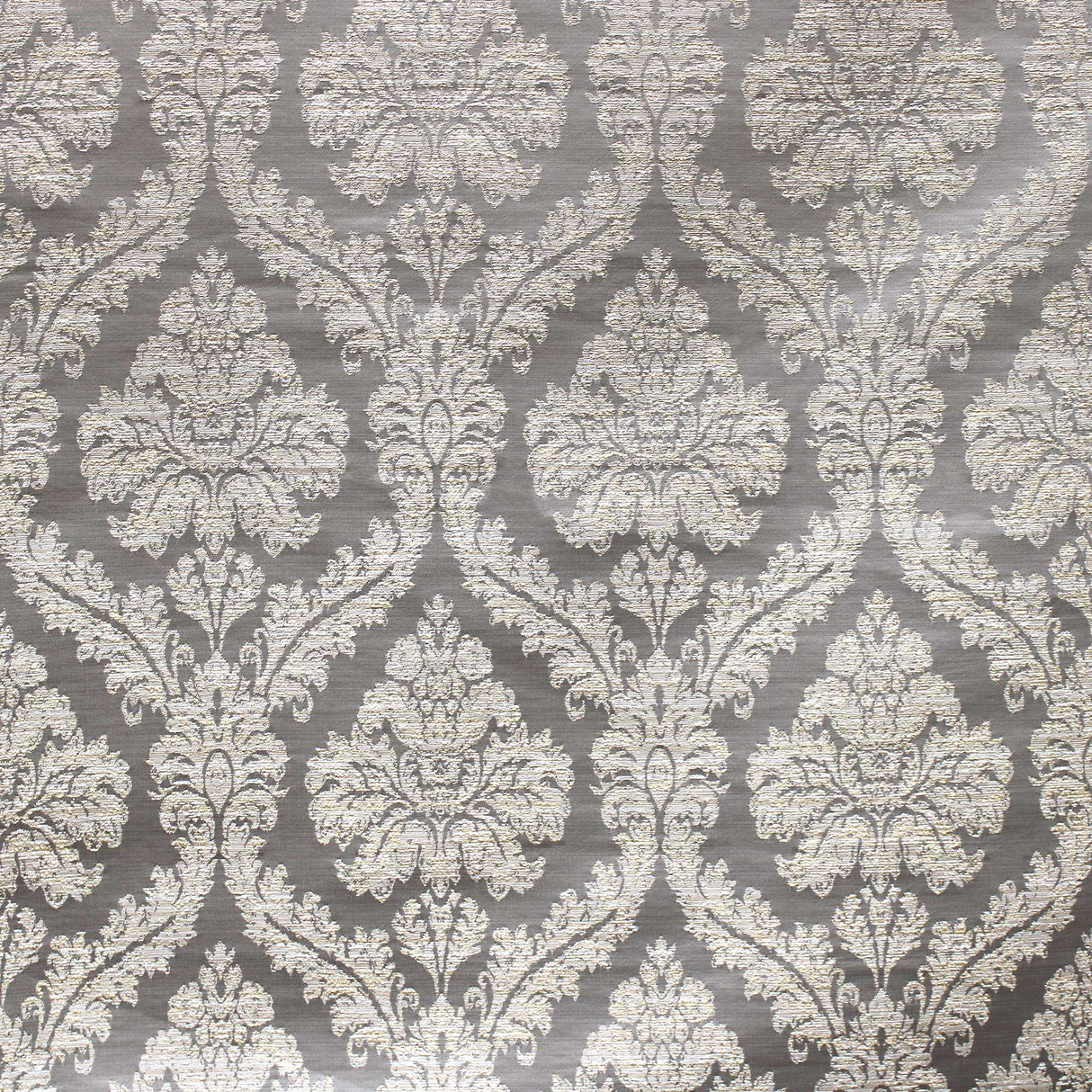 Delano Traditional Damask Polyester Fabric - Damask Floral Pattern, 57" Width (1 Yard)