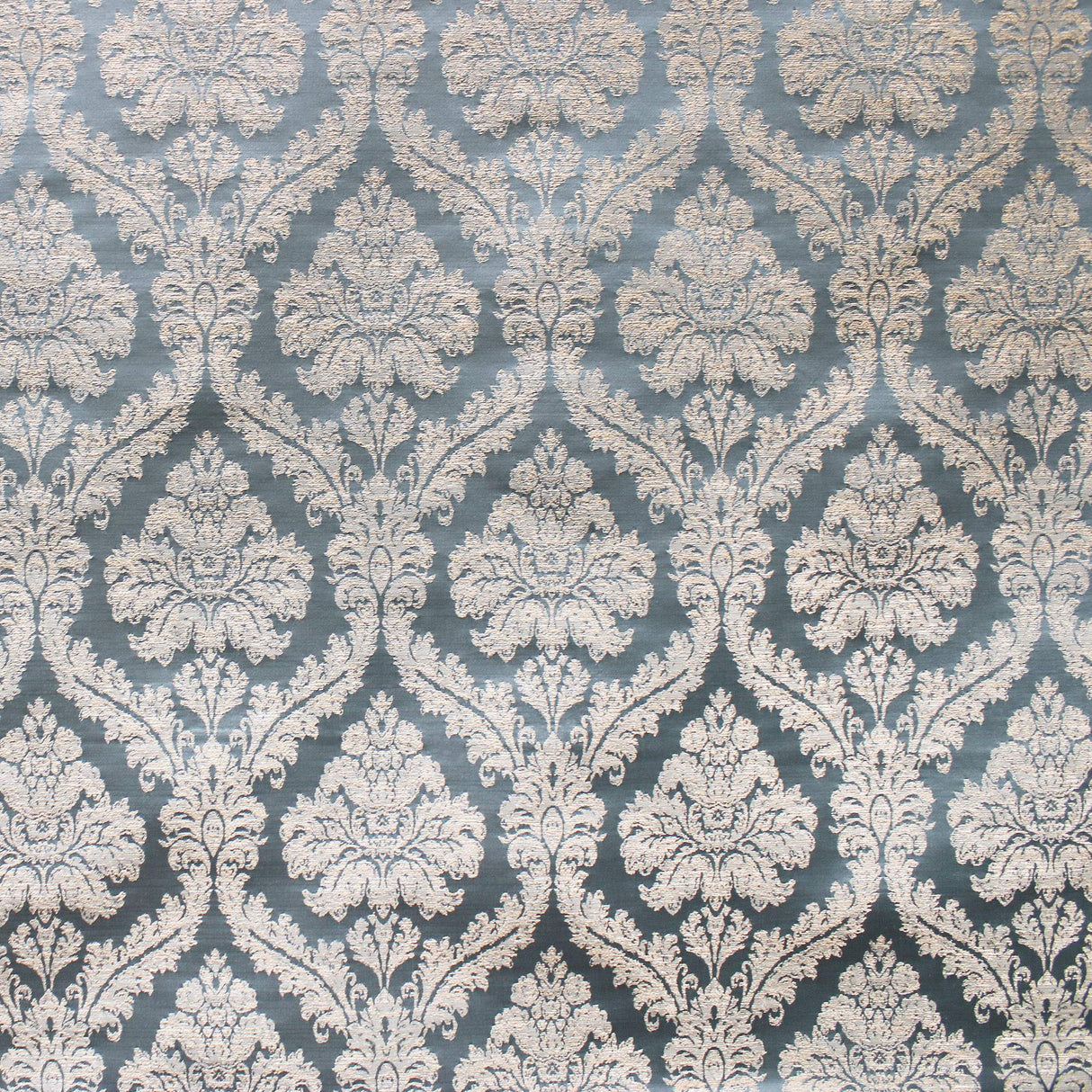Delano Traditional Damask Polyester Fabric - Damask Floral Pattern, 57" Width (1 Yard)