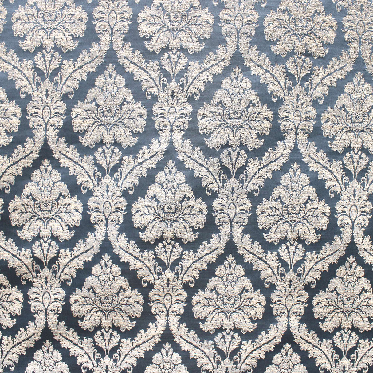 Delano Traditional Damask Polyester Fabric - Damask Floral Pattern, 57" Width (1 Yard)