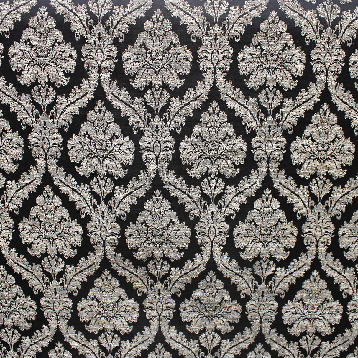 Delano Traditional Damask Polyester Fabric - Damask Floral Pattern, 57" Width (1 Yard)
