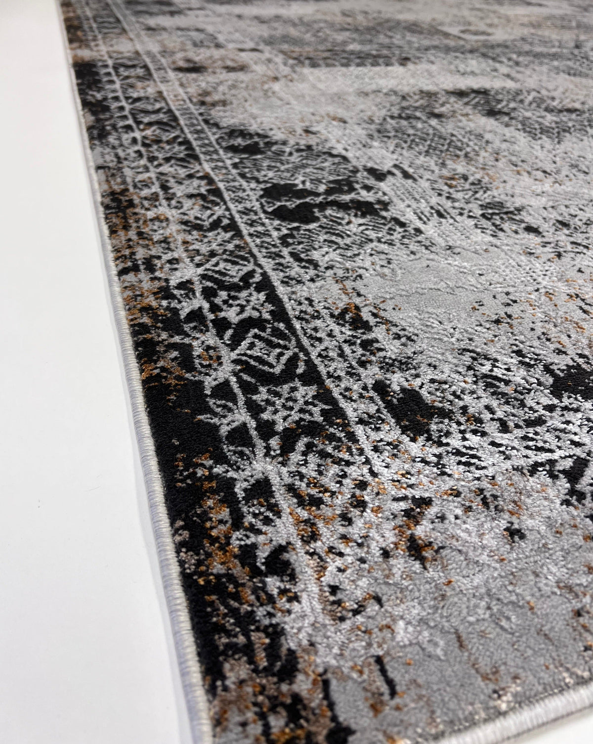 Chromatic Elegance Foldable Flat Weave Area Rug with Shifting Hues