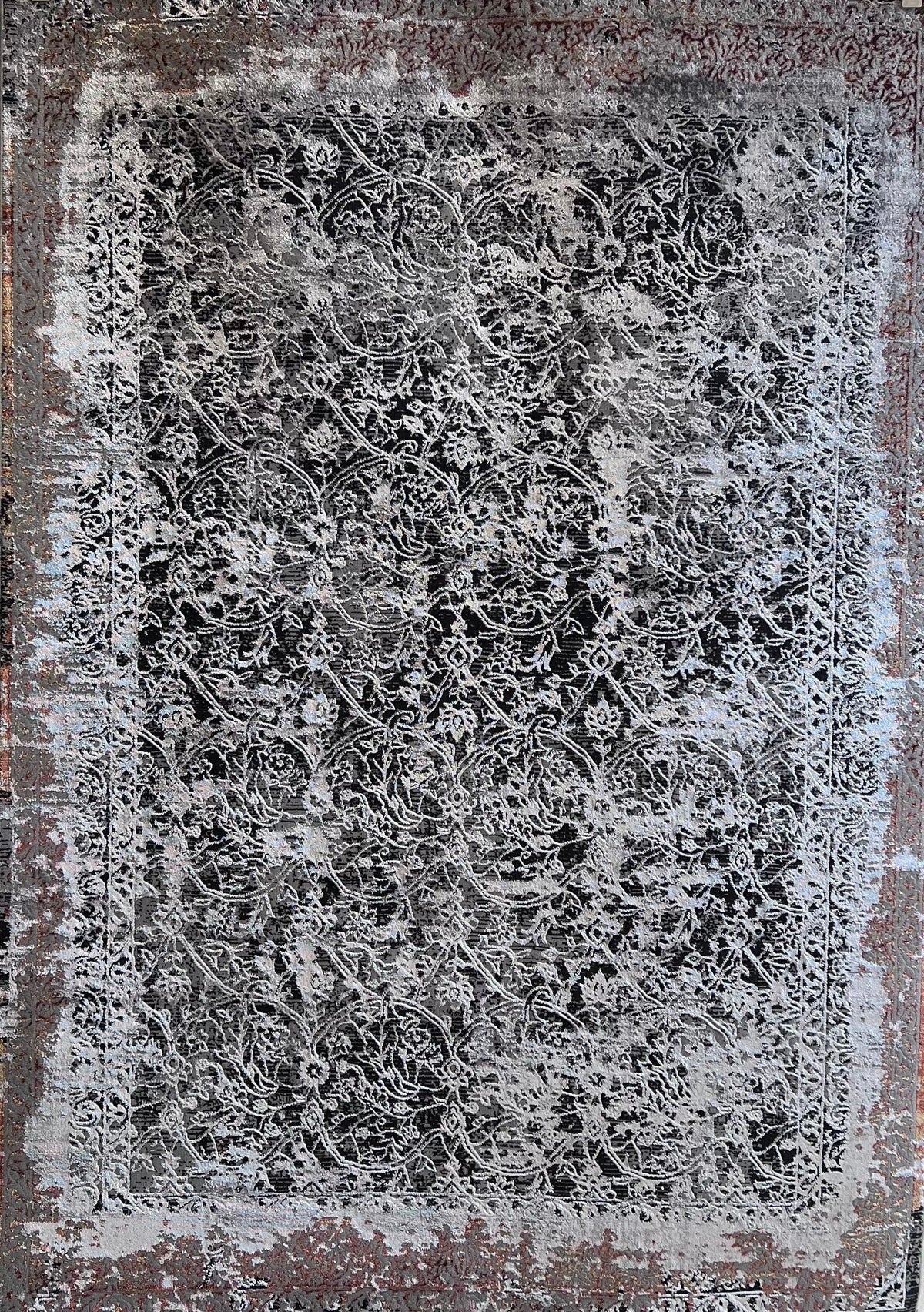 Chromatic Elegance Foldable Flat Weave Area Rug with Shifting Hues