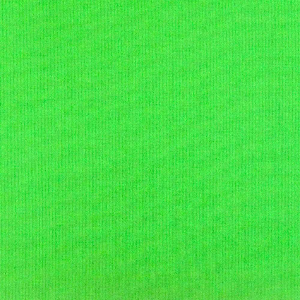 1 Yard Bright Green Stretch Polyester Rib Knit Fabric, 57 Inches Width