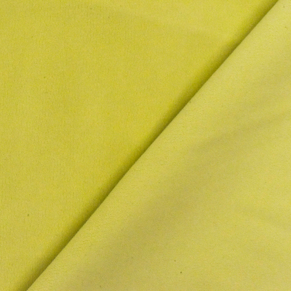 1 Yard Chartreuse Yellow Solid Stretch Tricot Swimwear Knit Fabric For Swimwear And Activewear 56 Inches Width