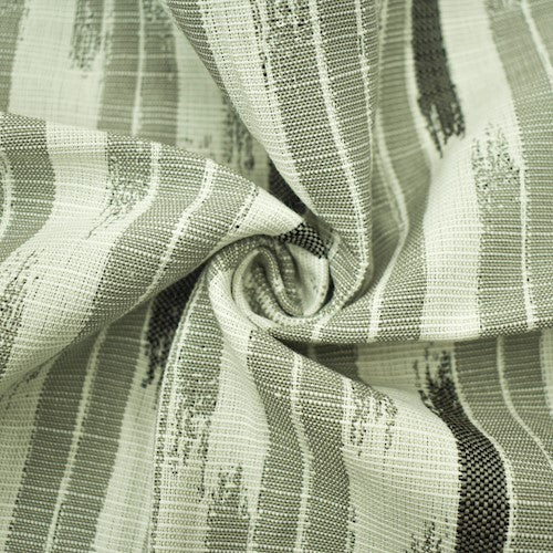 1 Yard Gray Multi Perennials Outdoor Ikat Tapestry Decor Fabric Upholstery 56 Inches Width