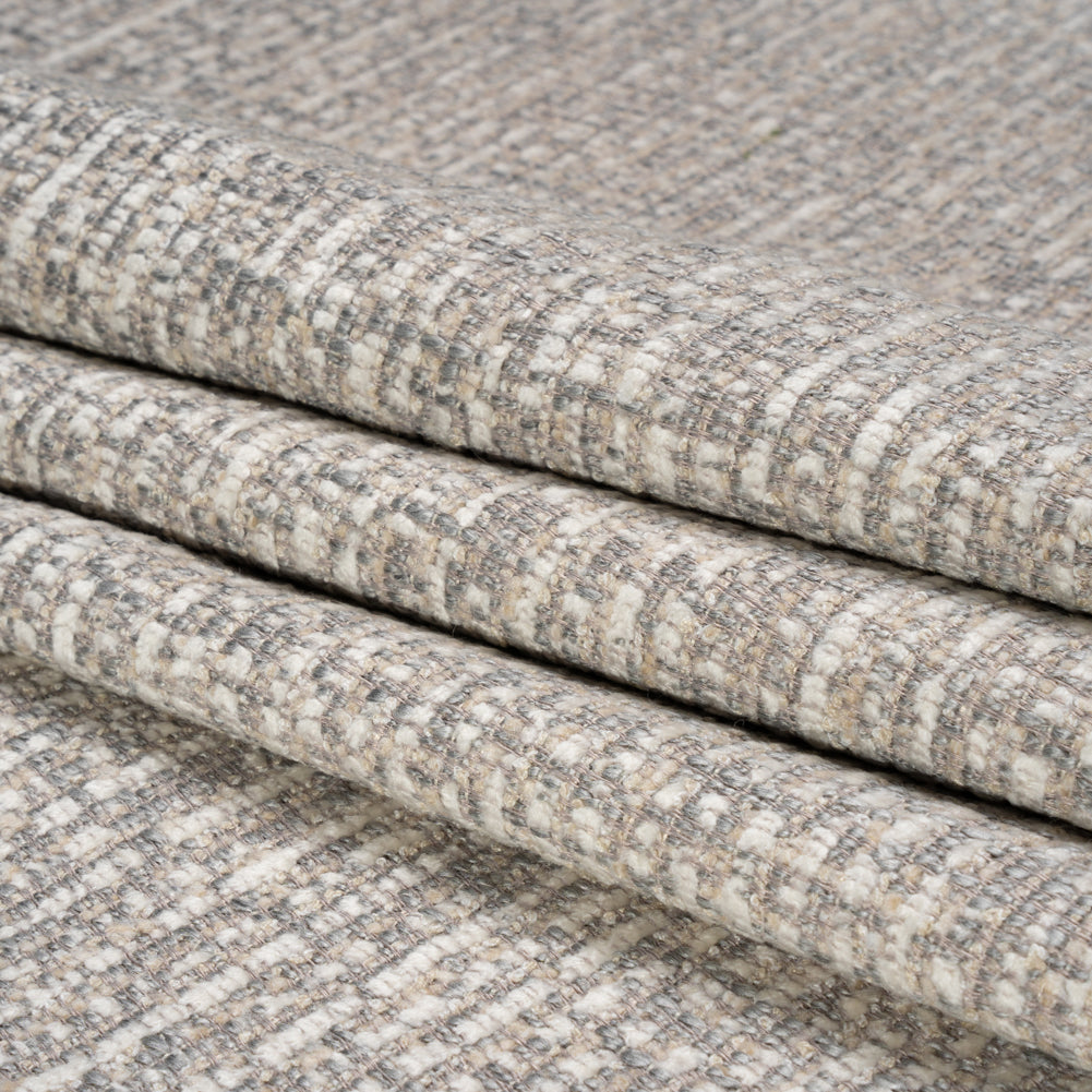 Tweed Upholstery Chenille - Haze Striated - Caprona Collection