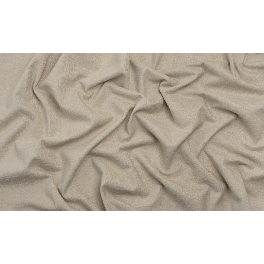 Chenille Upholstery Woven with Latex Backing - Ecru - Lovell Collection