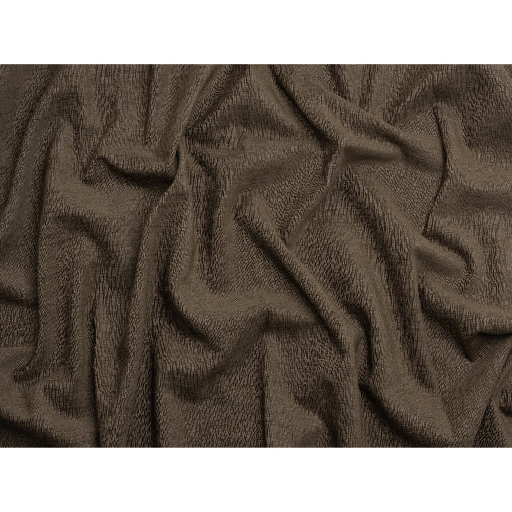Chenille Upholstery Woven with Latex Backing - Obsidian - Lovell Collection