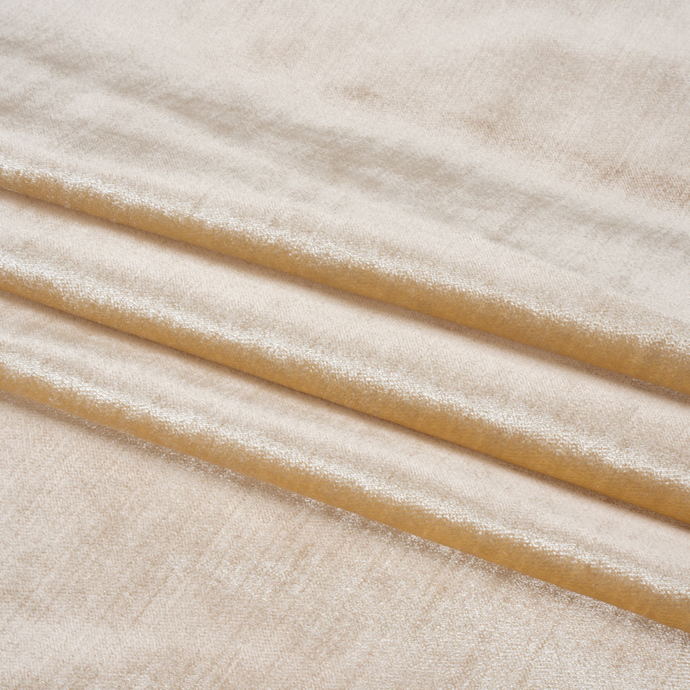 Textured Upholstery Velvet - Cream - Ainslie Collection