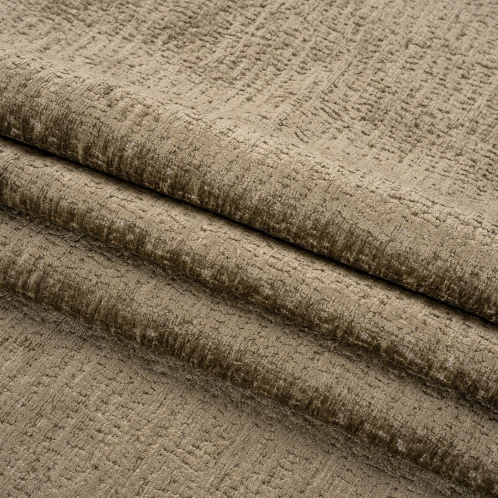 Textured Upholstery Chenille - Frappe - Odie Collection