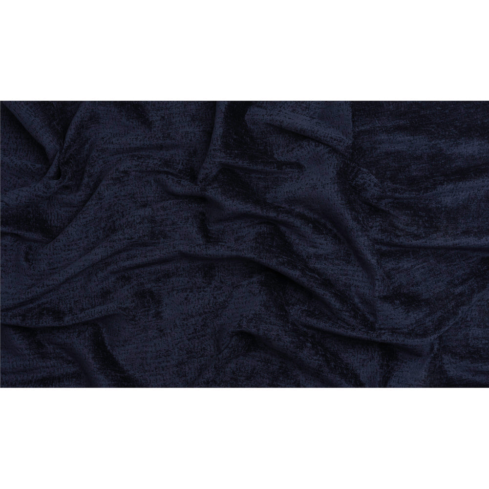 Textured Upholstery Chenille - Sapphire - Odie Collection