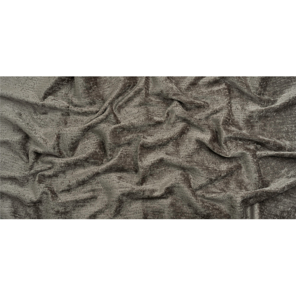 Textured Upholstery Chenille - Steel - Odie Collection