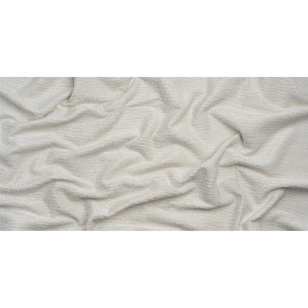 Textured Upholstery Chenille - White Hot - Odie Collection